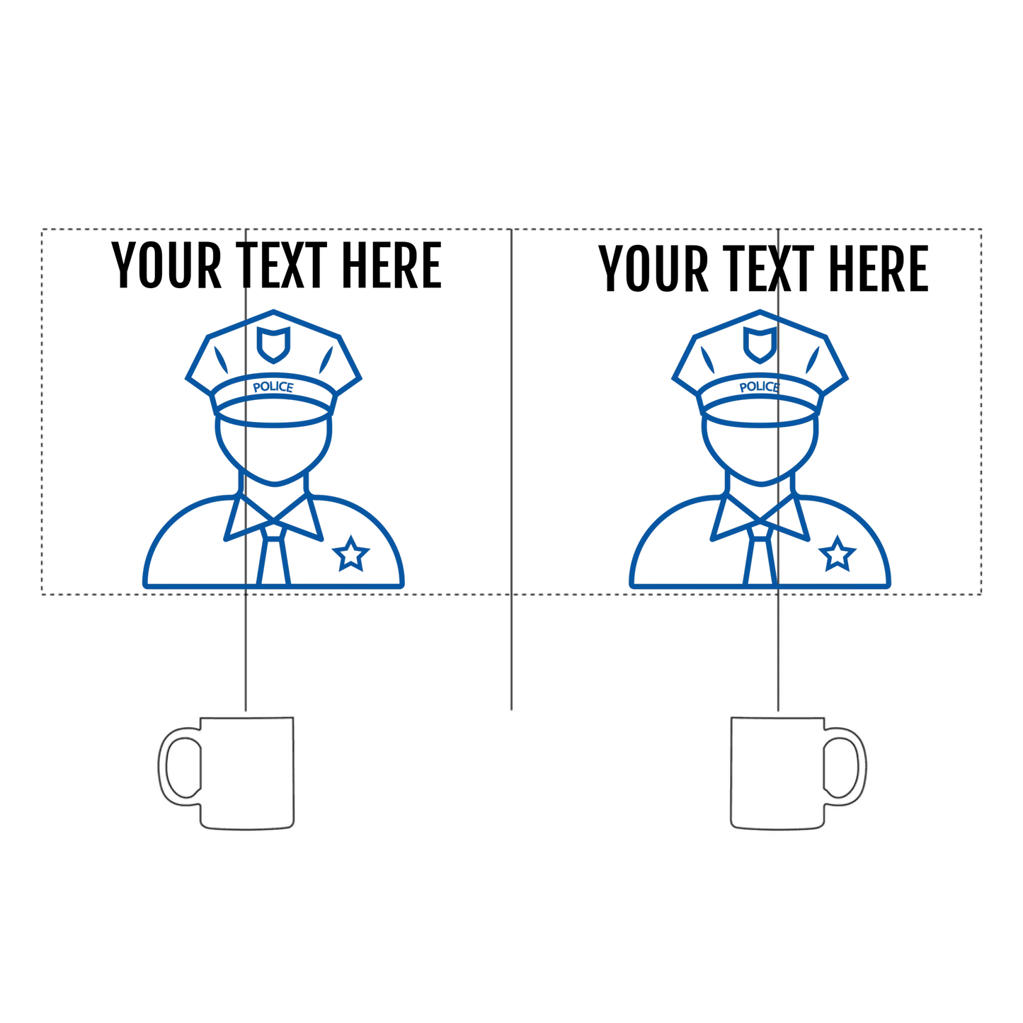 POLICE MAN MUG